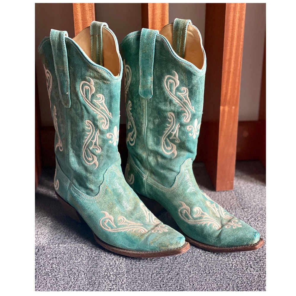Corral Turquoise Blue Cortez R1973 Boots